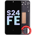OLED-Display m. Rahmen f. Samsung Galaxy S24 FE (Service Pack) Graphite