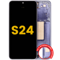 OLED Display with Frame for Samsung Galaxy S24 5G (US & International Version) (Refurbished) (Cobalt Violet)