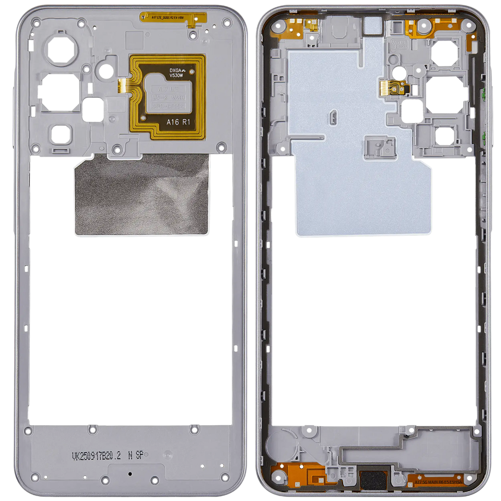 Midframe/Rahmen für Samsung Galaxy A17 4G (A175 / 2025) (Grau)