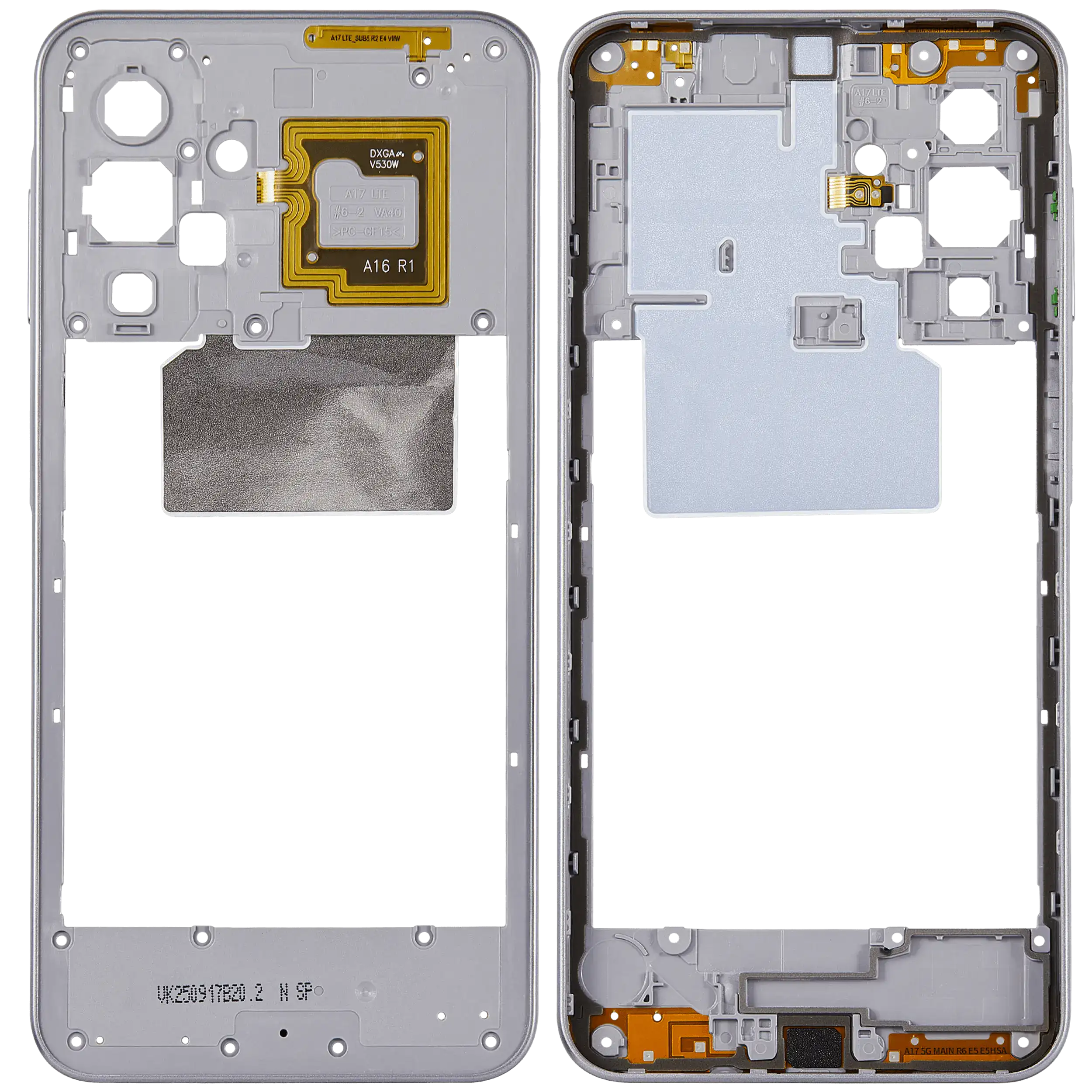 Midframe/Rahmen für Samsung Galaxy A17 4G (A175 / 2025) (Grau)