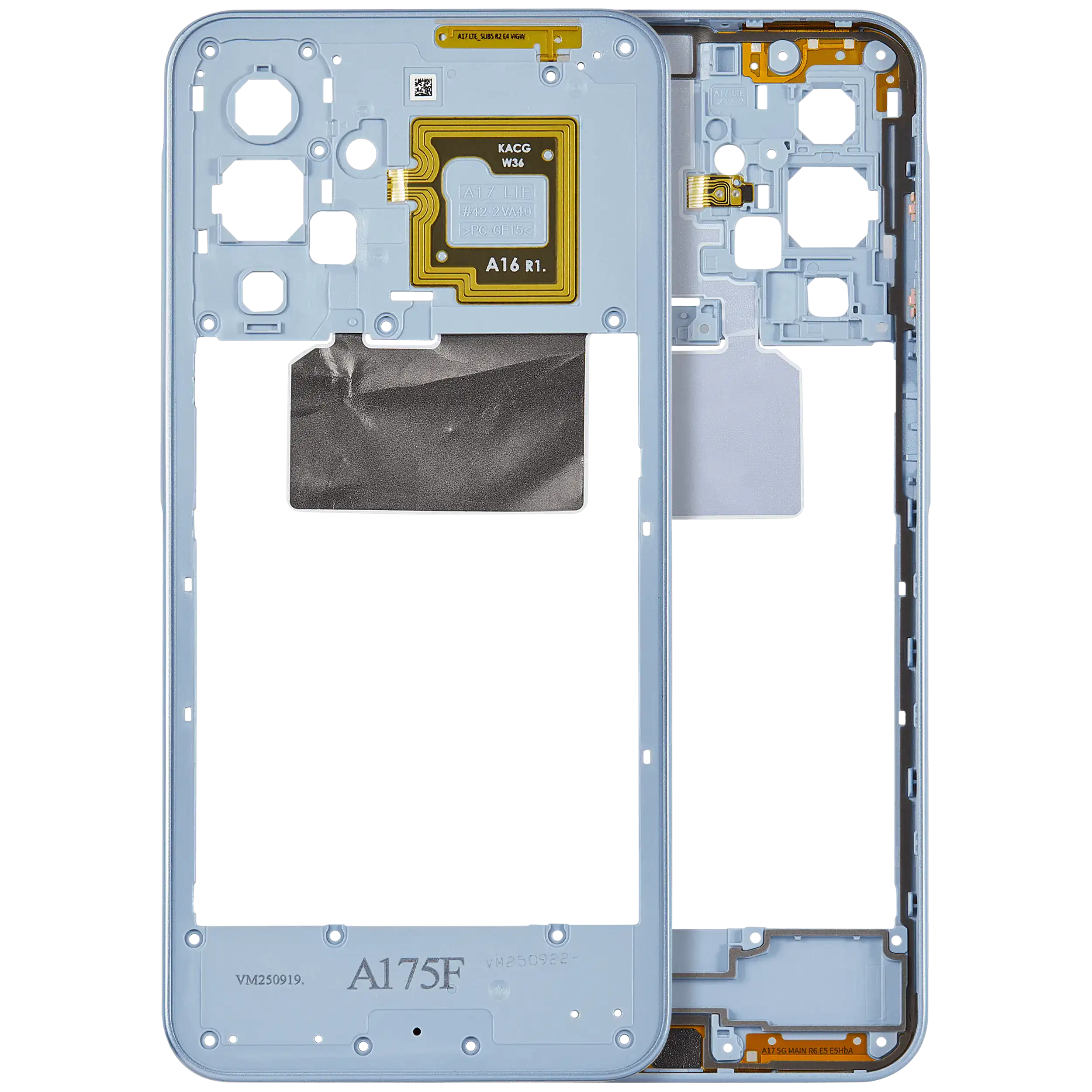 Midframe/Rahmen für Samsung Galaxy A17 4G (A175 / 2025) (Light blue)