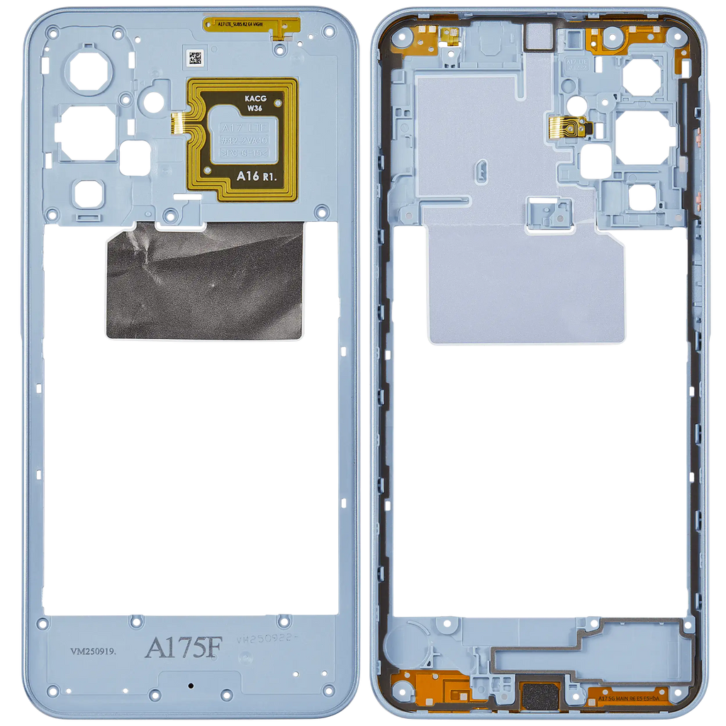 Midframe/Rahmen für Samsung Galaxy A17 4G (A175 / 2025) (Light blue)