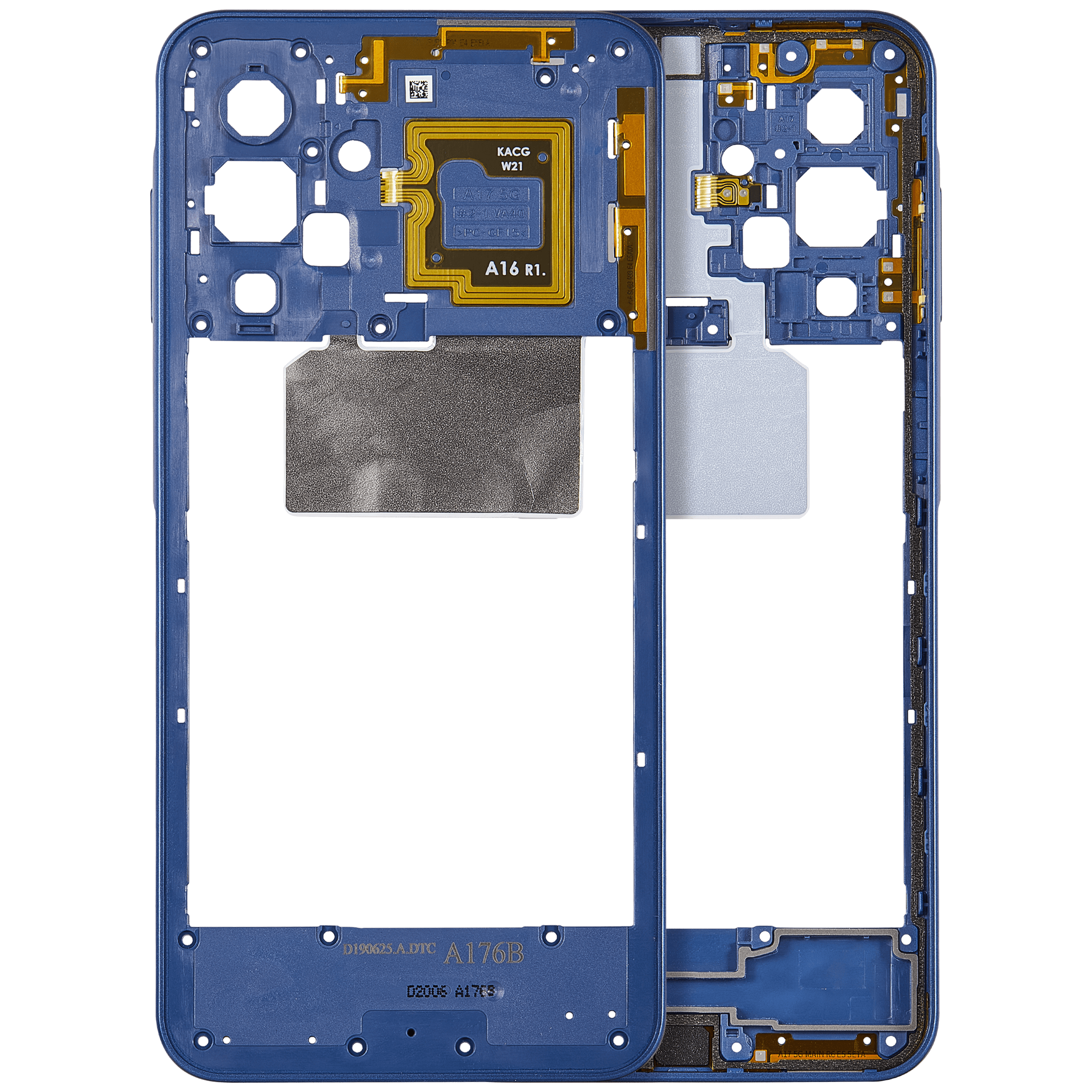 Midframe/Rahmen für Samsung Galaxy A17 5G (A176 / 2025) (Blau)