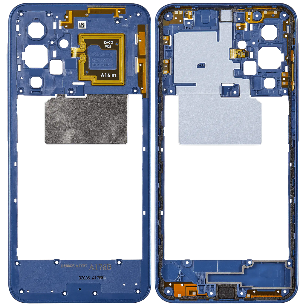 Midframe/Rahmen für Samsung Galaxy A17 5G (A176 / 2025) (Blau)