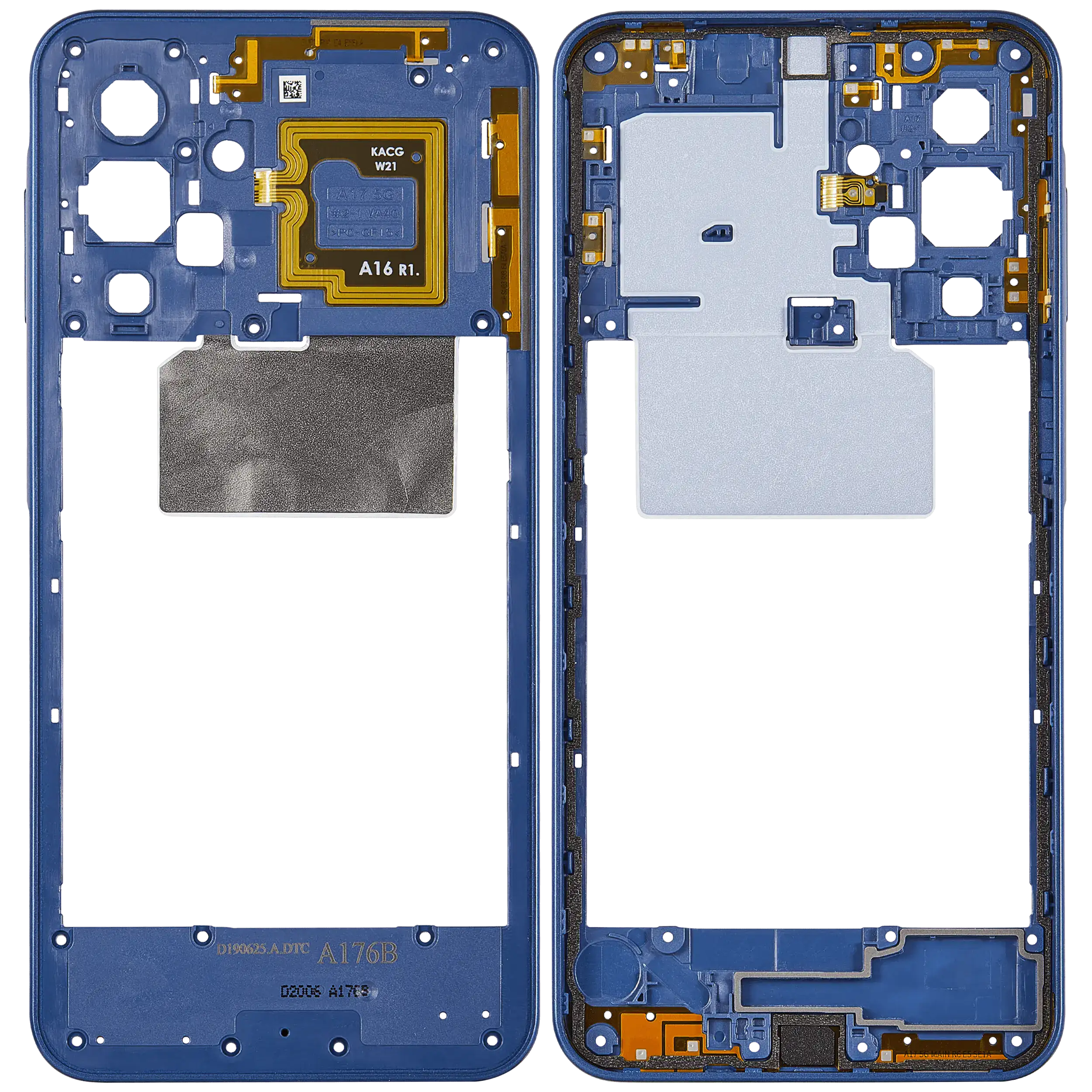 Midframe/Rahmen für Samsung Galaxy A17 5G (A176 / 2025) (Blau)