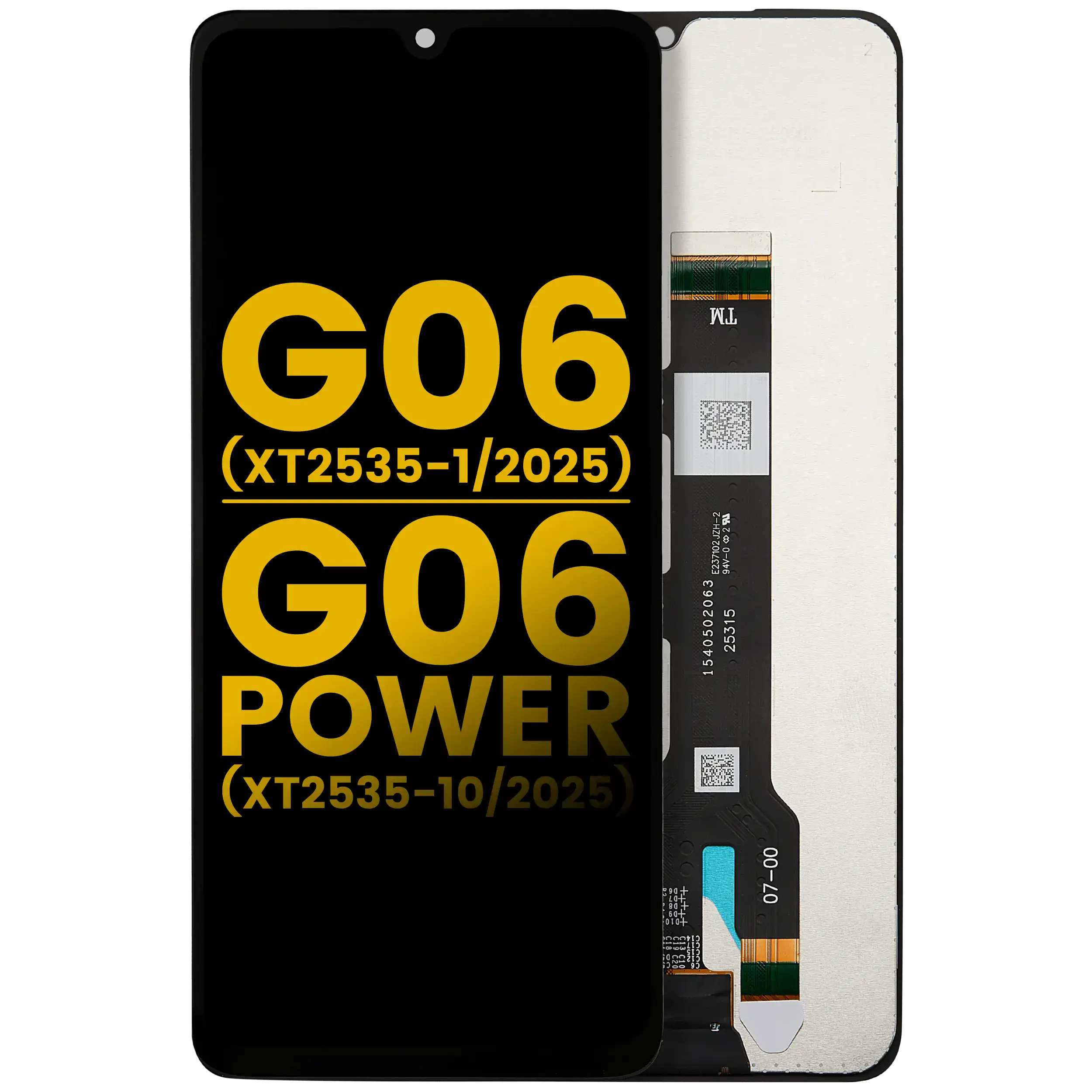LCD-Display ohne Rahmen Motorola Moto G06/G06 Power (Refurbished) (Alle Farben)