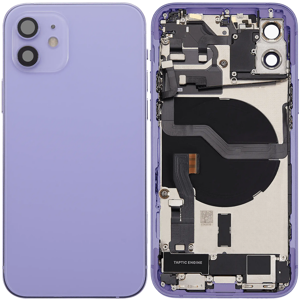 Original Apple-Ausbau A gebraucht – iPhone 12 EU / Backcover/Rahmen Violett