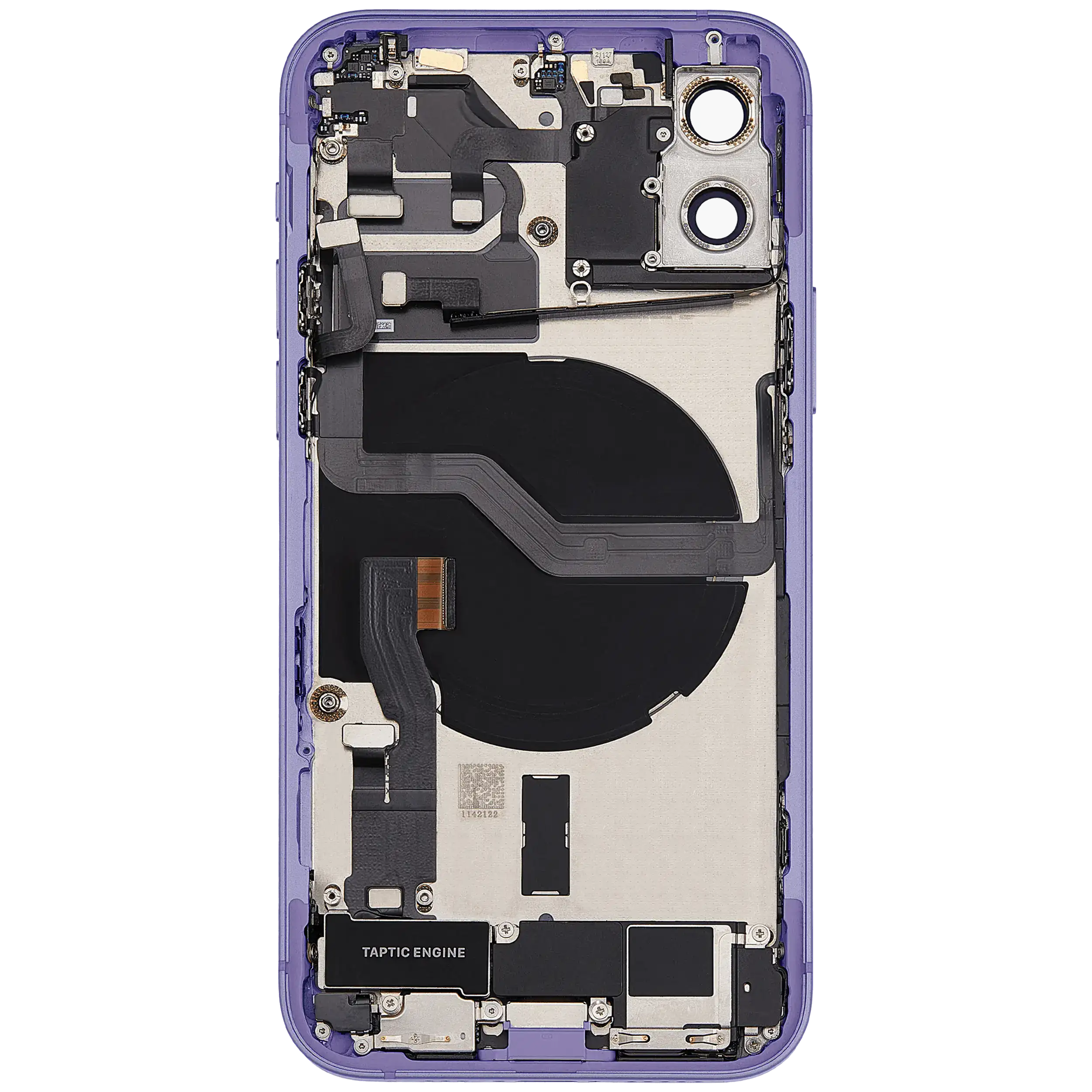 Original Apple-Ausbau B gebraucht – iPhone 12 EU / Backcover/Rahmen Violett