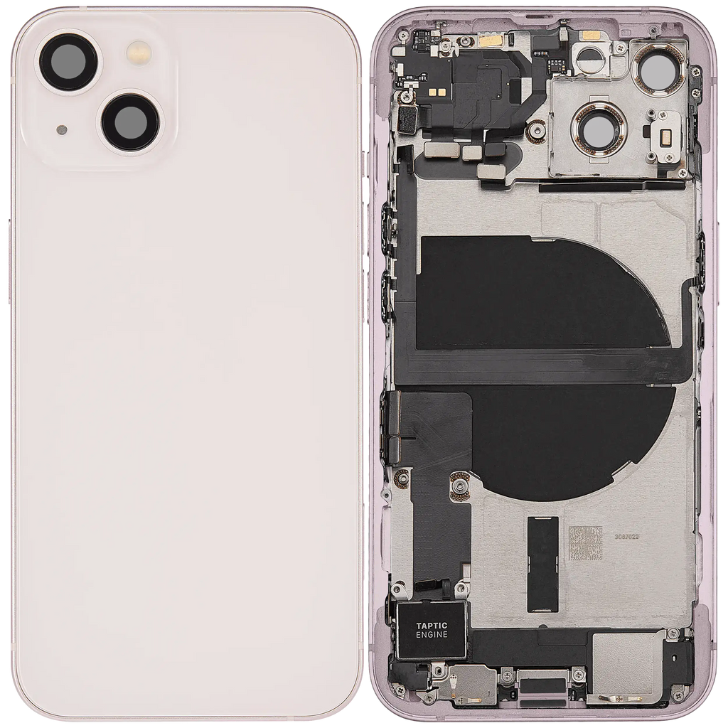 Original Apple-Ausbau A gebraucht – iPhone 13 US Version Backcover/Rahmen Rosa