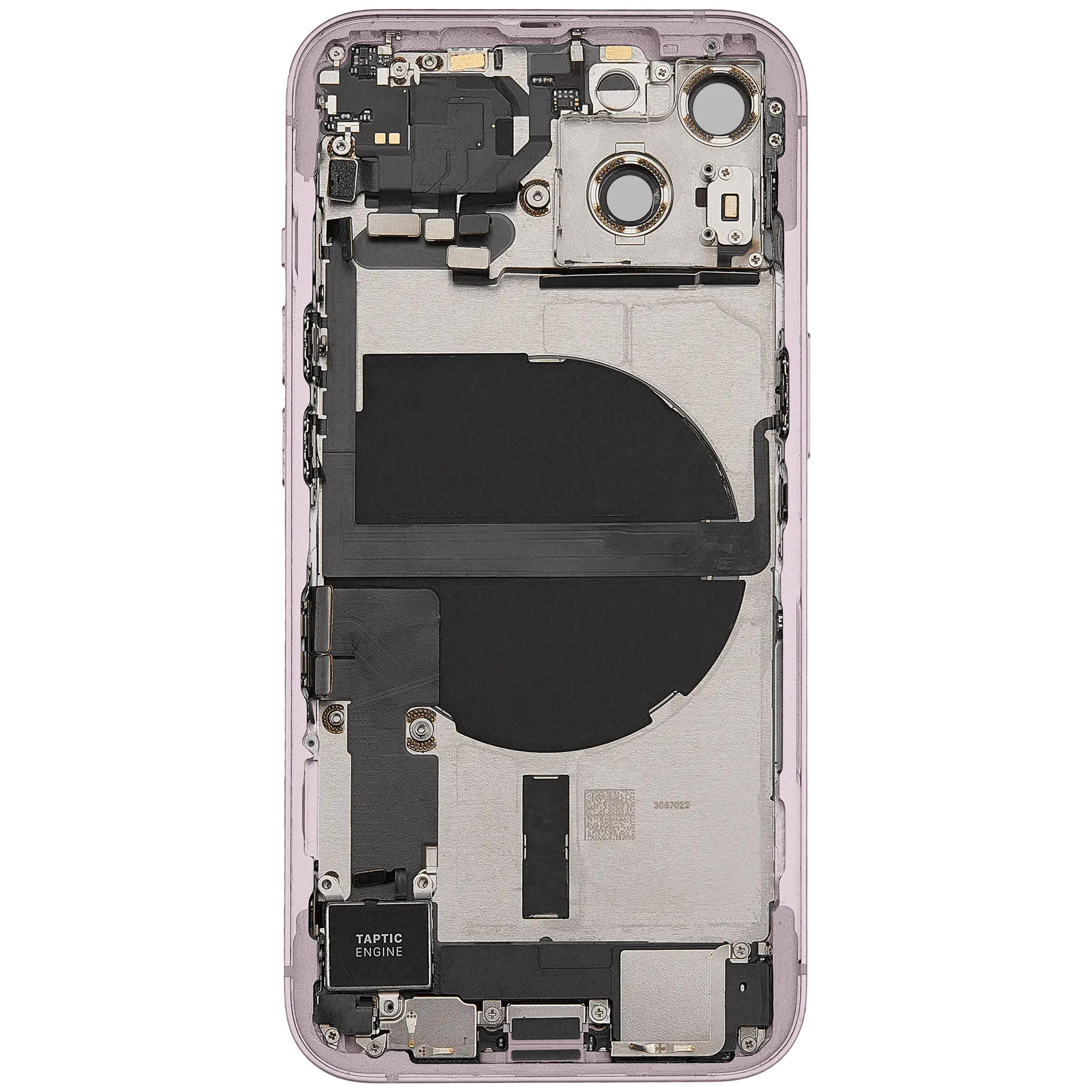 Original Apple-Ausbau A gebraucht – iPhone 13 US Version Backcover/Rahmen Rosa