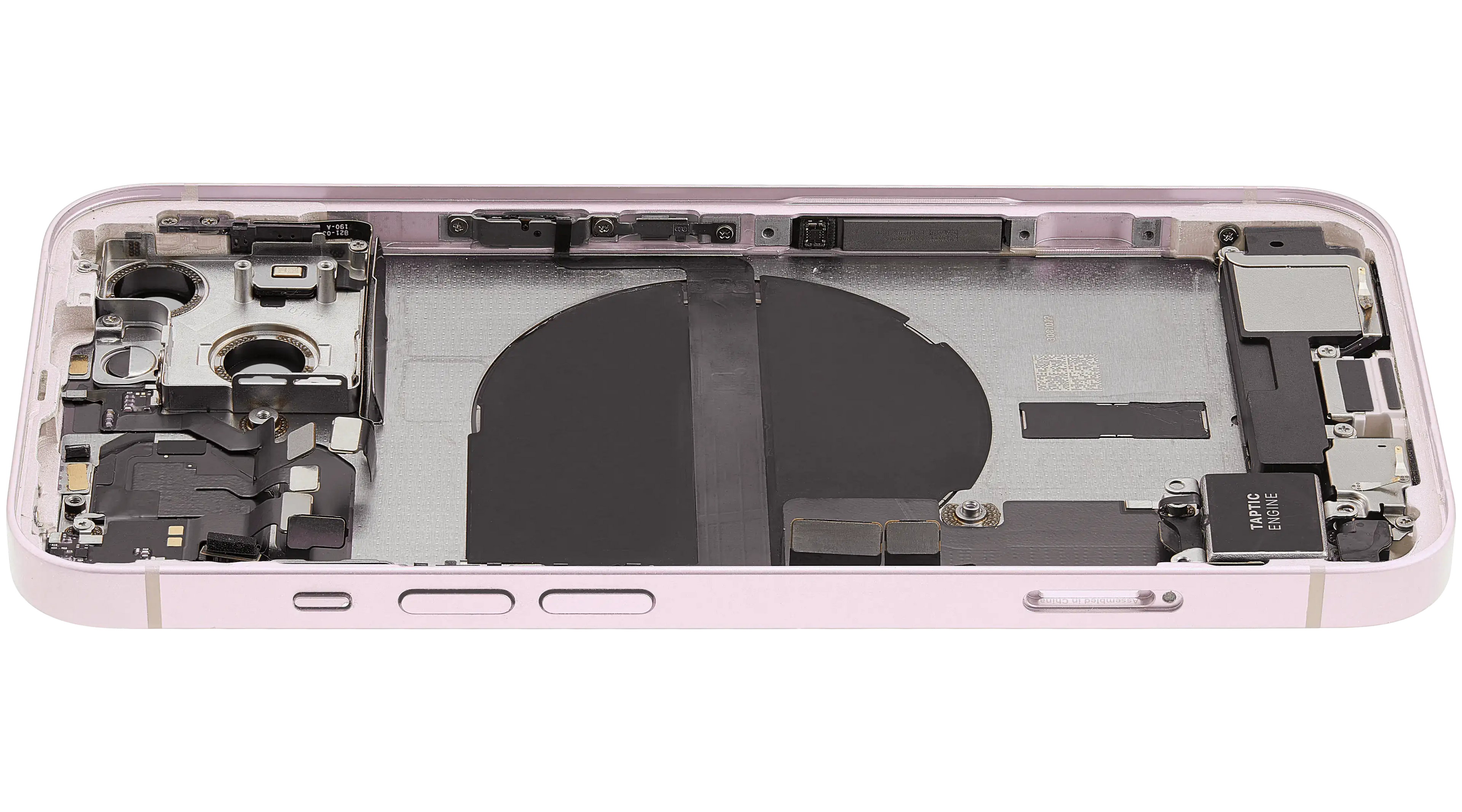 Original Apple-Ausbau A gebraucht – iPhone 13 US Version Backcover/Rahmen Rosa