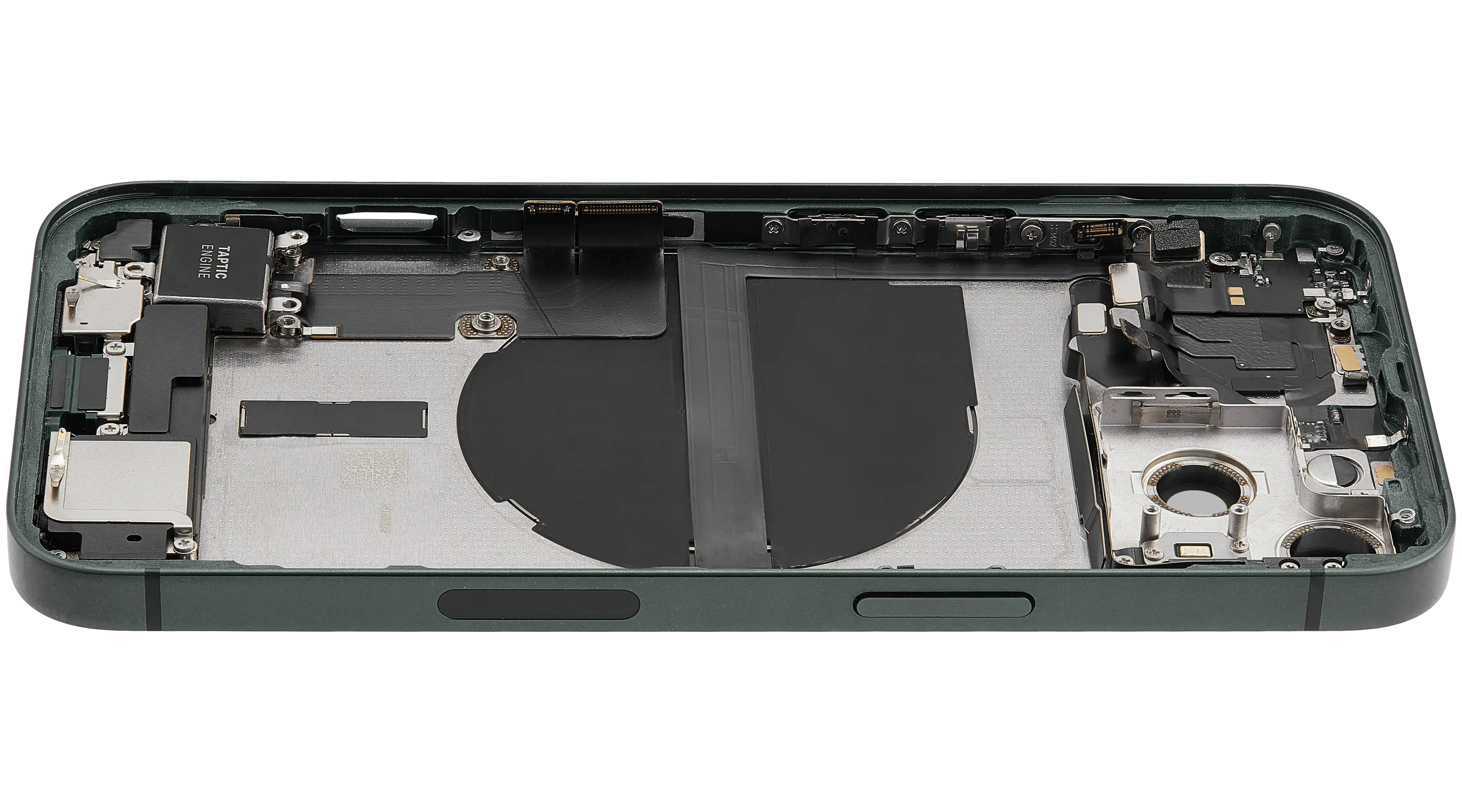 Original Apple-Ausbau B gebraucht – iPhone 13 US Version Backcover/Rahmen Grün