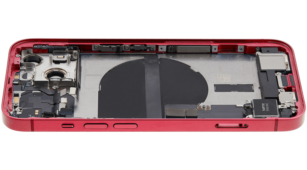 Original Apple-Ausbau B gebraucht – iPhone 13 US Version Backcover/Rahmen Rot