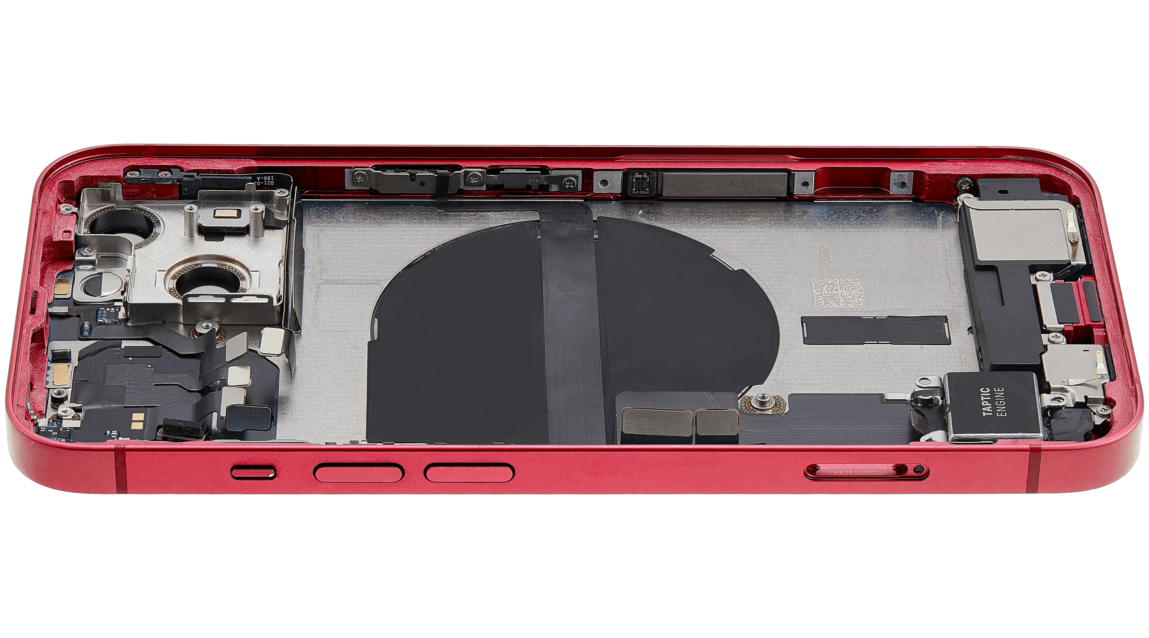 Original Apple-Ausbau B gebraucht – iPhone 13 US Version Backcover/Rahmen Rot