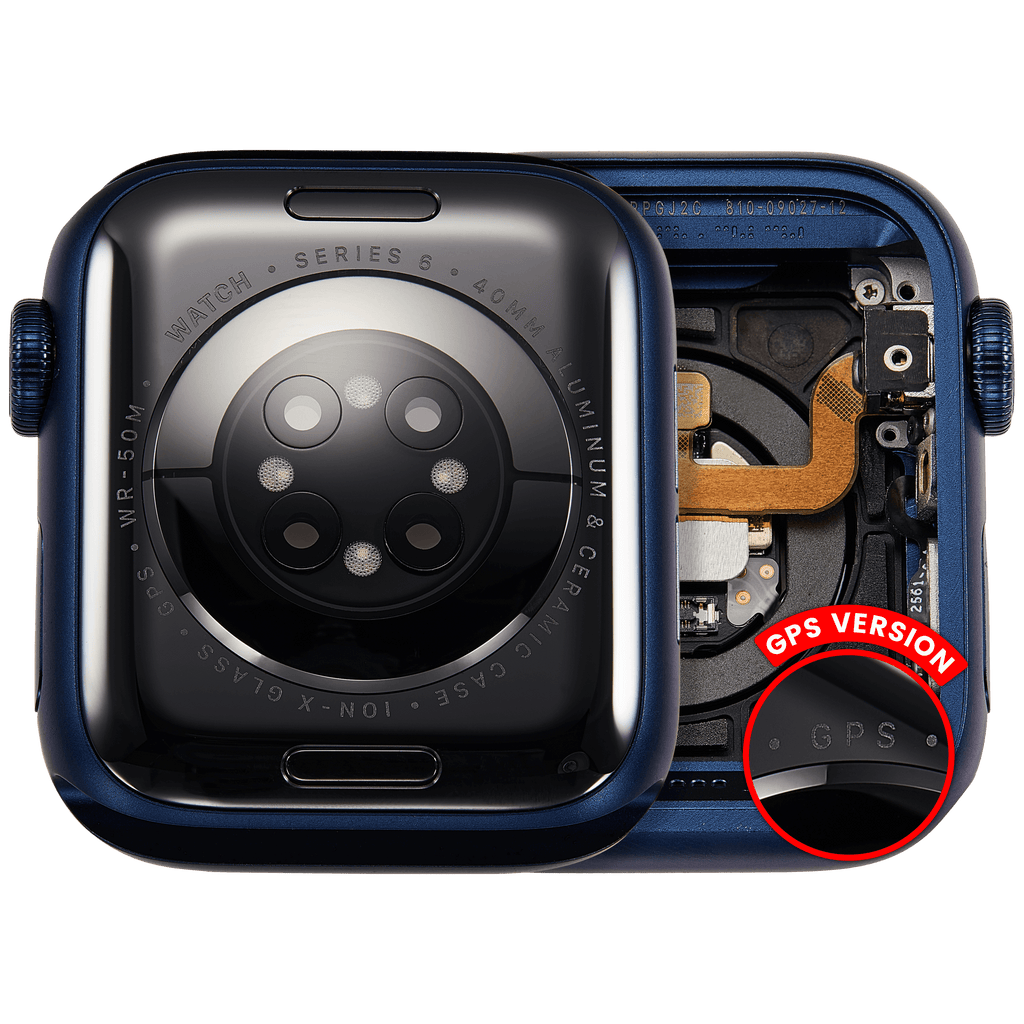 Gehäuse Apple Watch Series 6 40mm GPS Blau Aluminium gebrauchter OEM-Ausbau, Qualität A