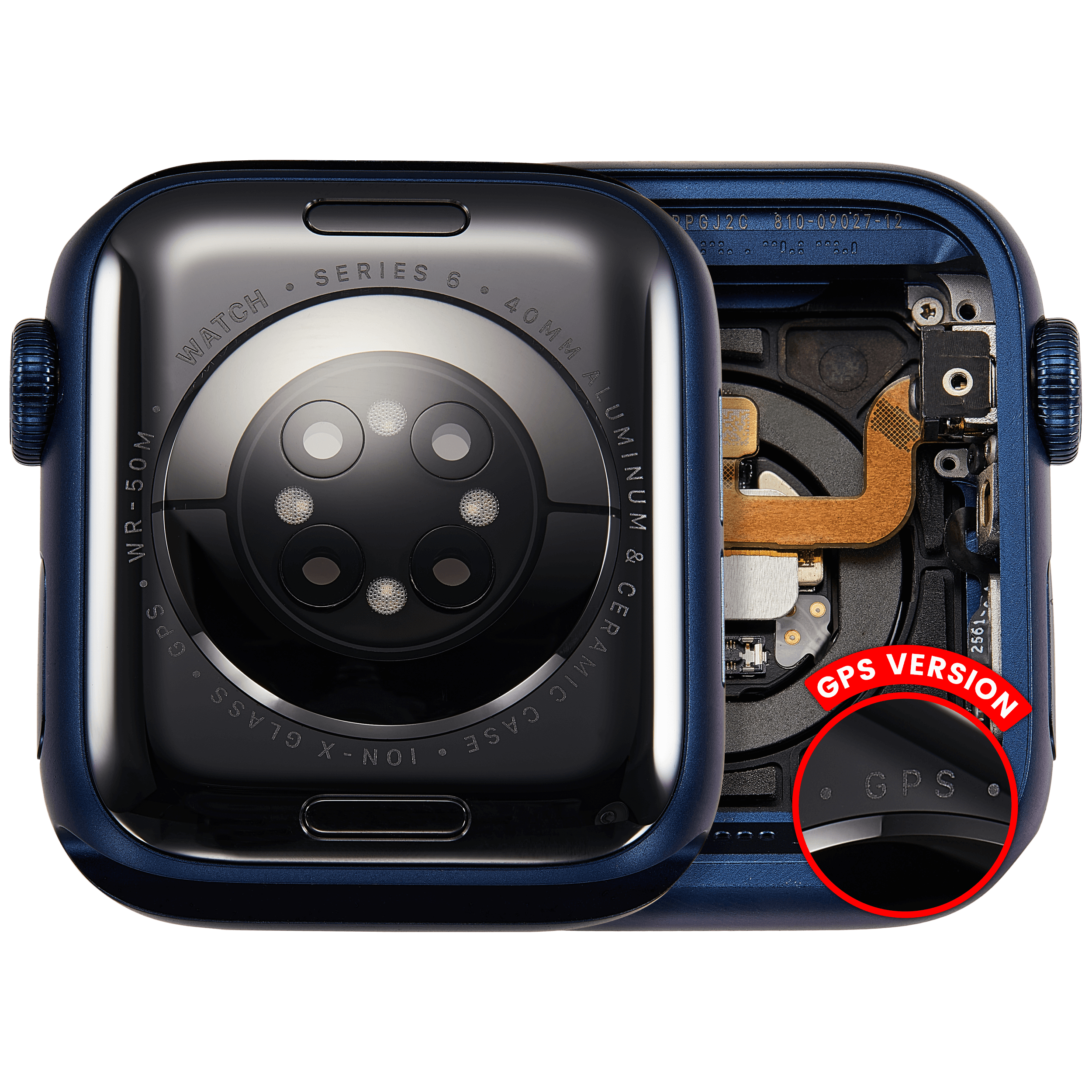 Gehäuse Apple Watch Series 6 40mm GPS Blau Aluminium OEM Qualität A
