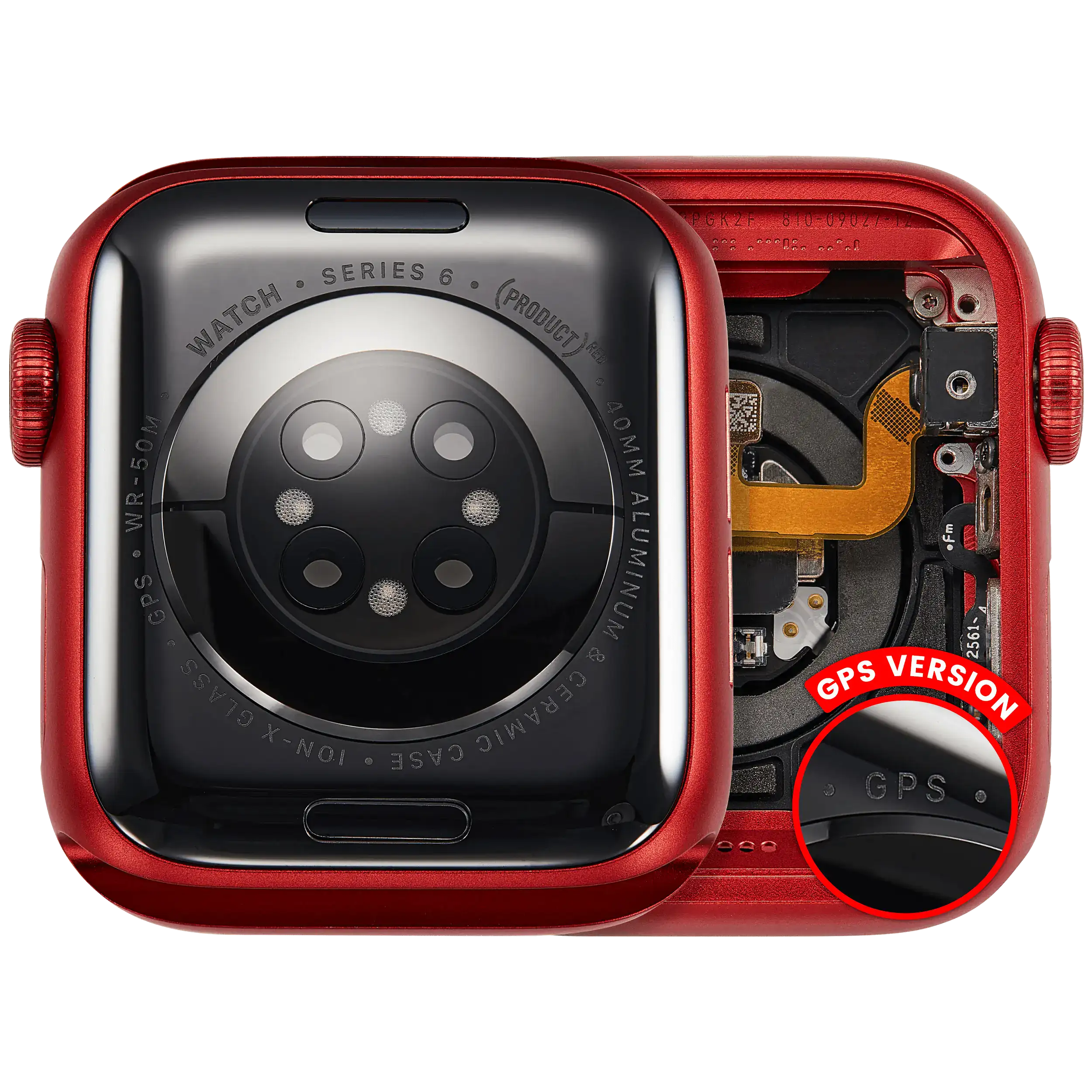 Apple Watch Series 6 40mm GPS Gehäusebaugruppe Alu Rot OEM Pull A