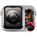 Apple Watch Series 6 (40mm) GPS Gehäuse (gebrauchter OEM-Ausbau, Qualität A, Silber)