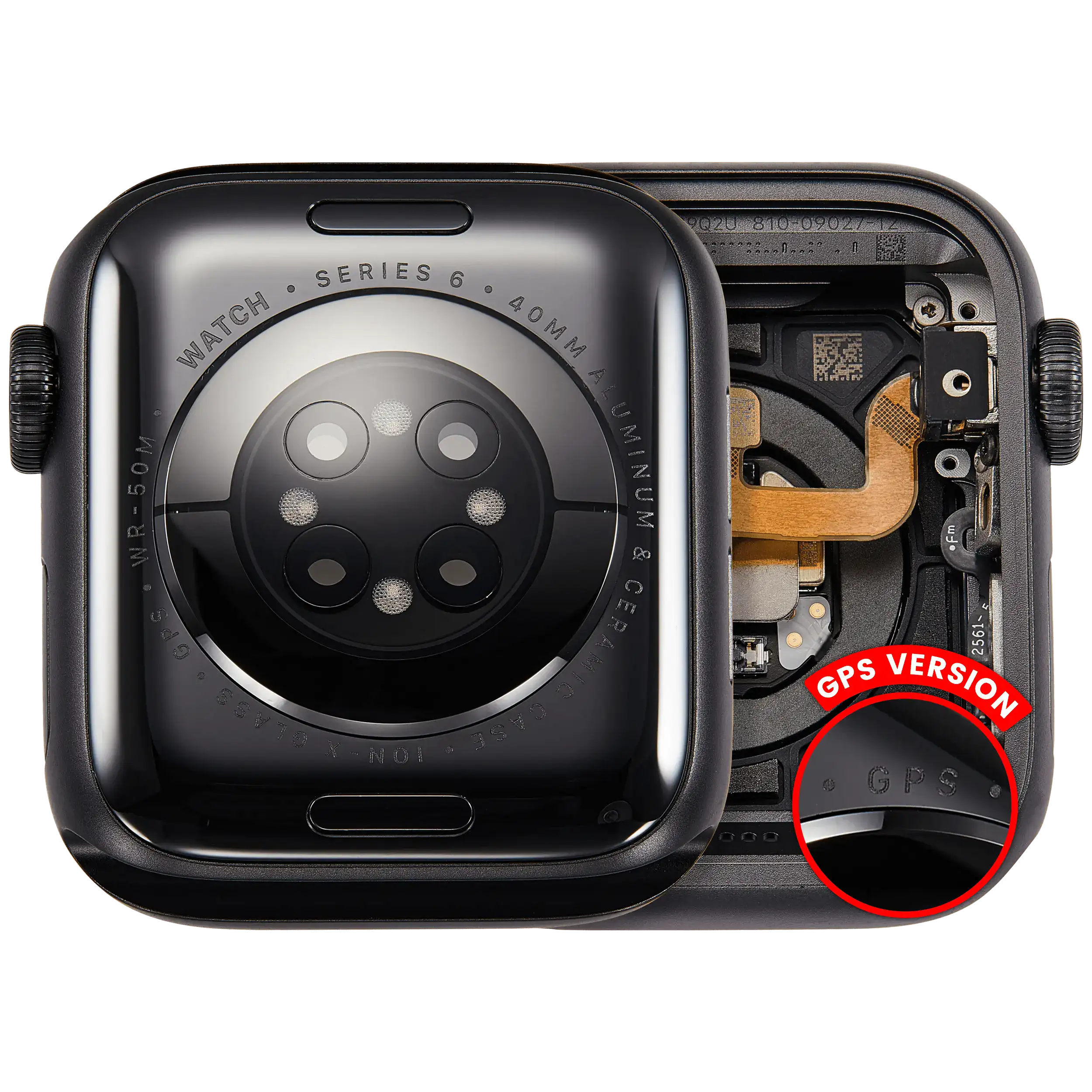 Apple Watch Series 6 Gehäuse-Baugruppe 40mm GPS Space Black Qualität A