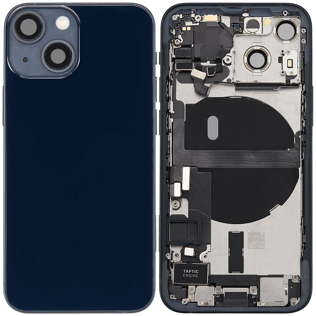 Original Apple-Ausbau B gebraucht – iPhone 13 Mini Backcover/Rahmen Mitternacht