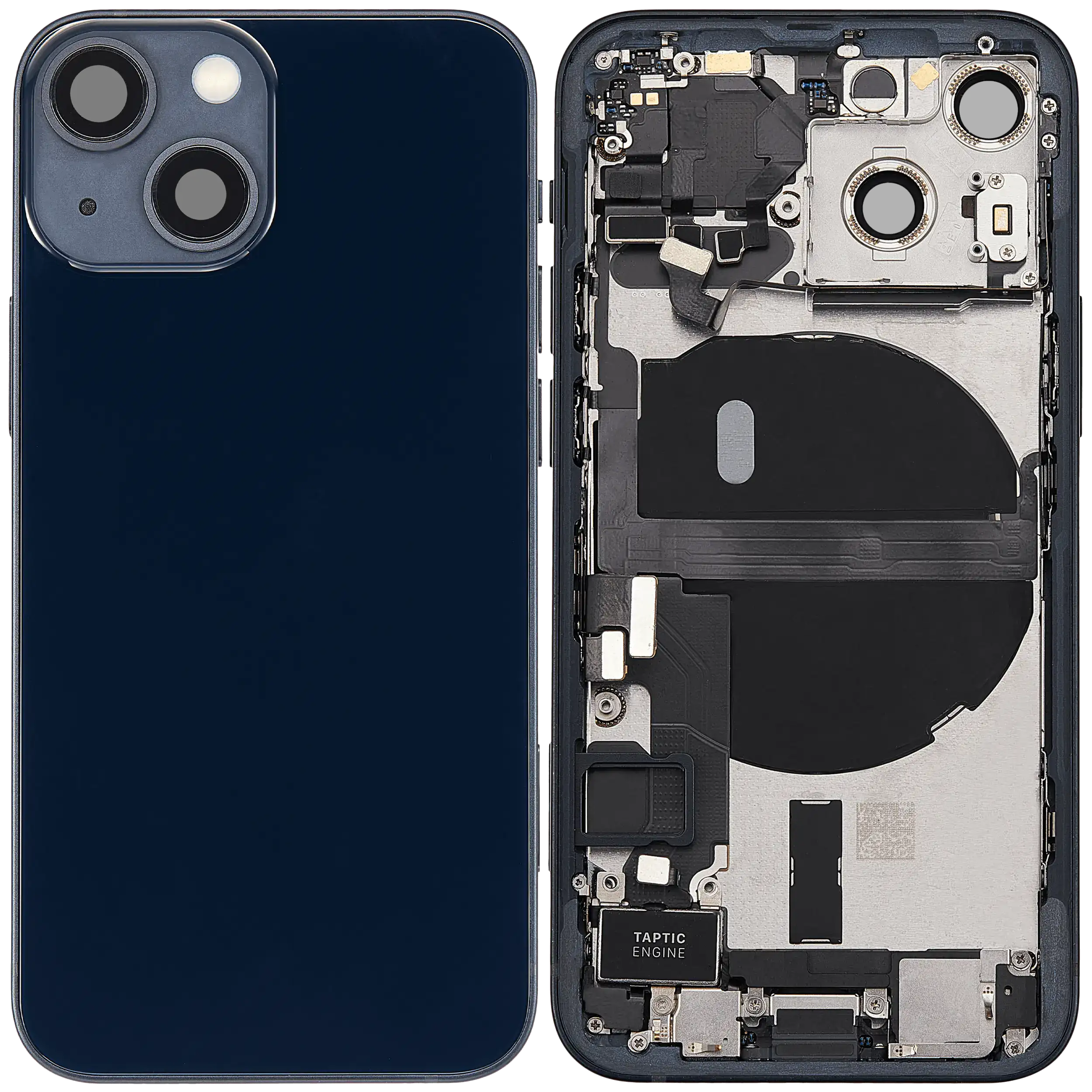 Original Apple-Ausbau B gebraucht – iPhone 13 Mini Backcover/Rahmen Mitternacht