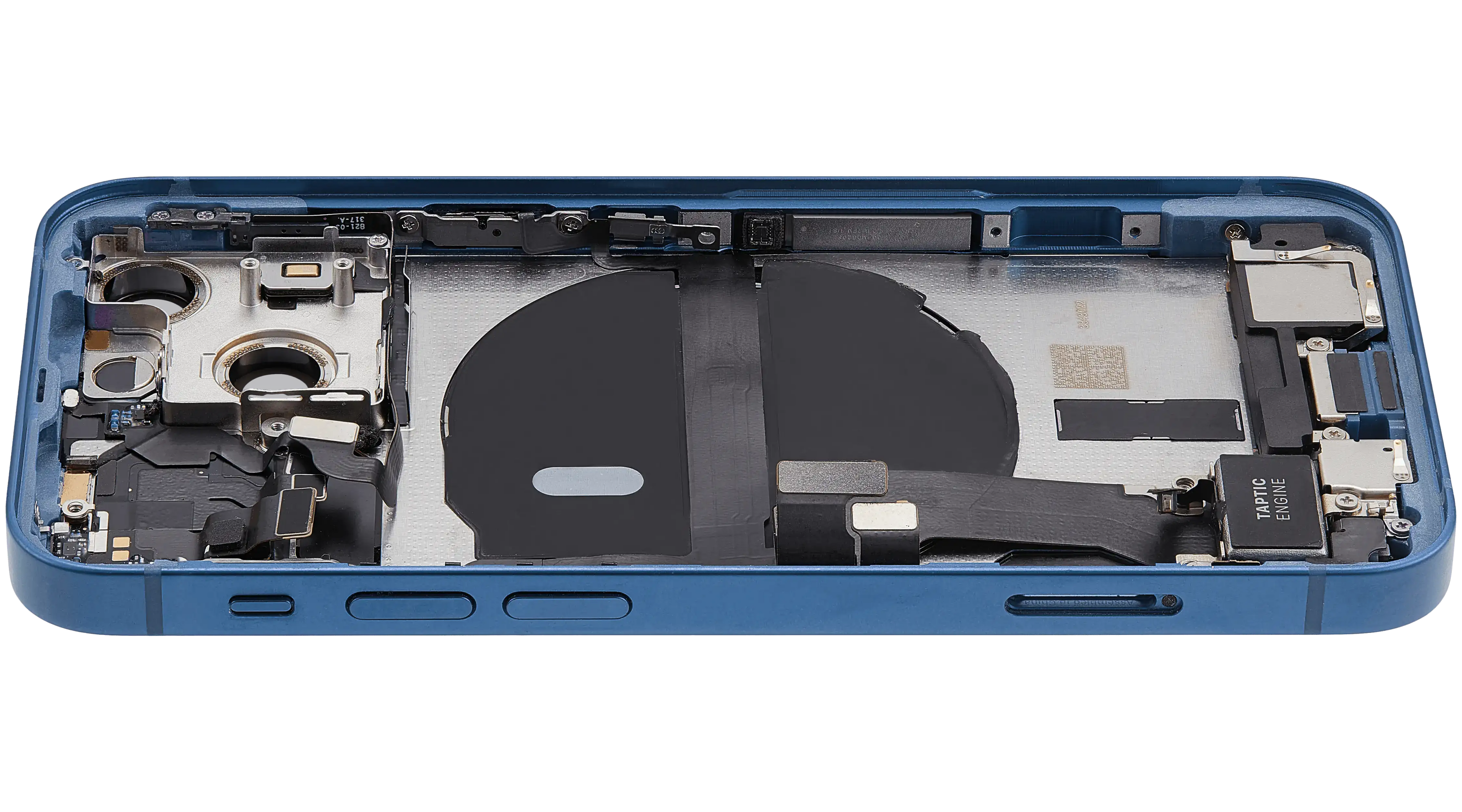 Original Apple-Ausbau B gebraucht – iPhone 13 Mini Backcover/Rahmen Blau