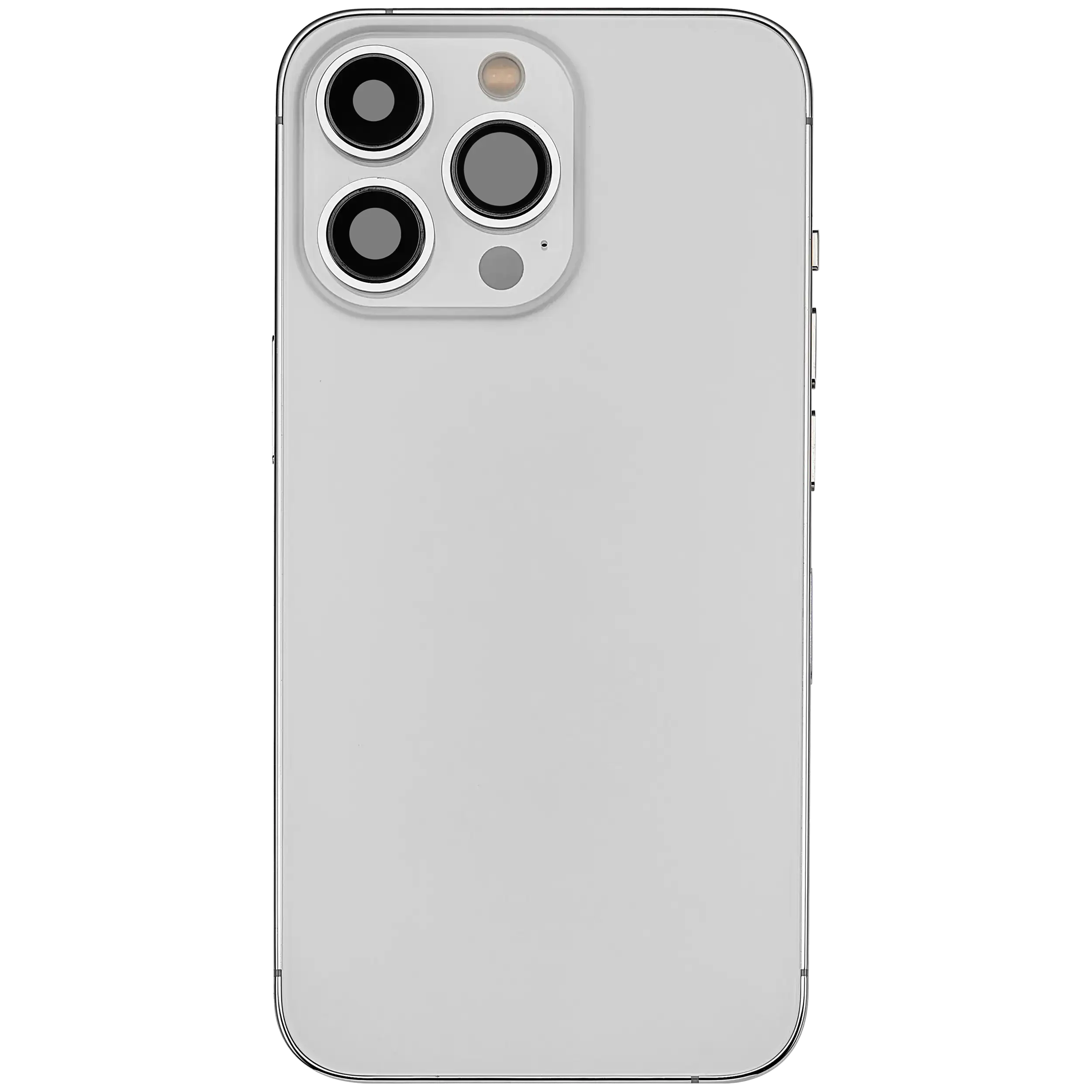 Backcover/Rahmen mit Ladebuchse-Flex für iPhone 13 Pro Silber OEM Pull C