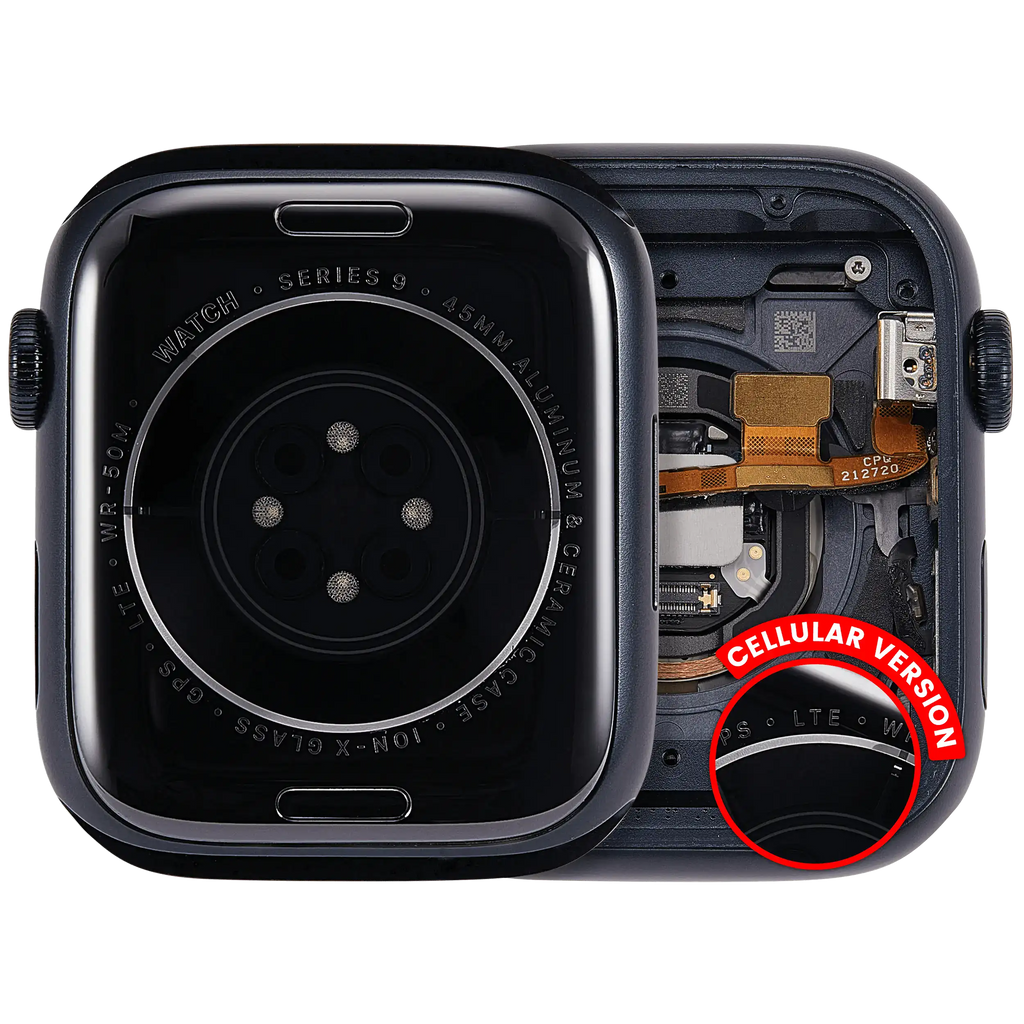 Apple Watch Series 9 45mm Cellular Gehäuse Aluminium Midnight gebrauchter OEM-Au