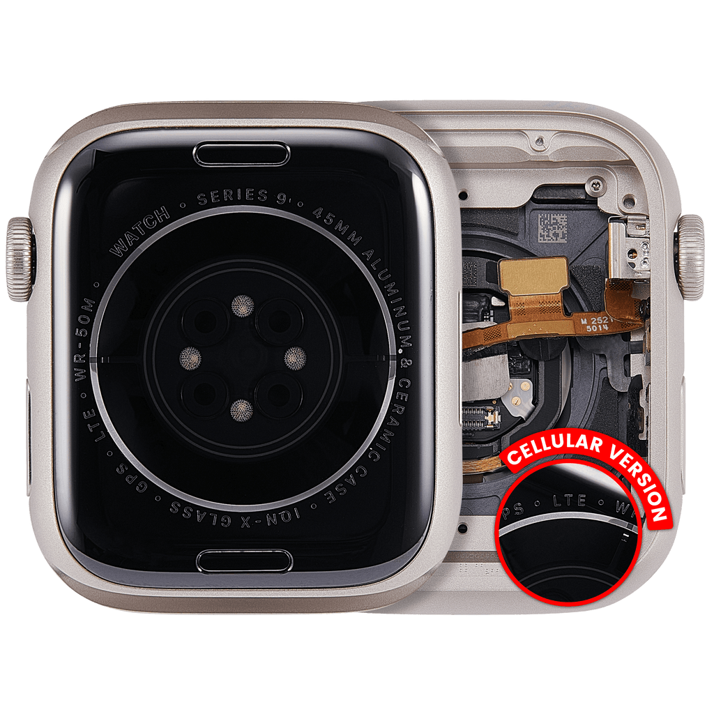 Apple Watch Series 9 45mm Gehäuse Starlight Cellular OEM Pull A
