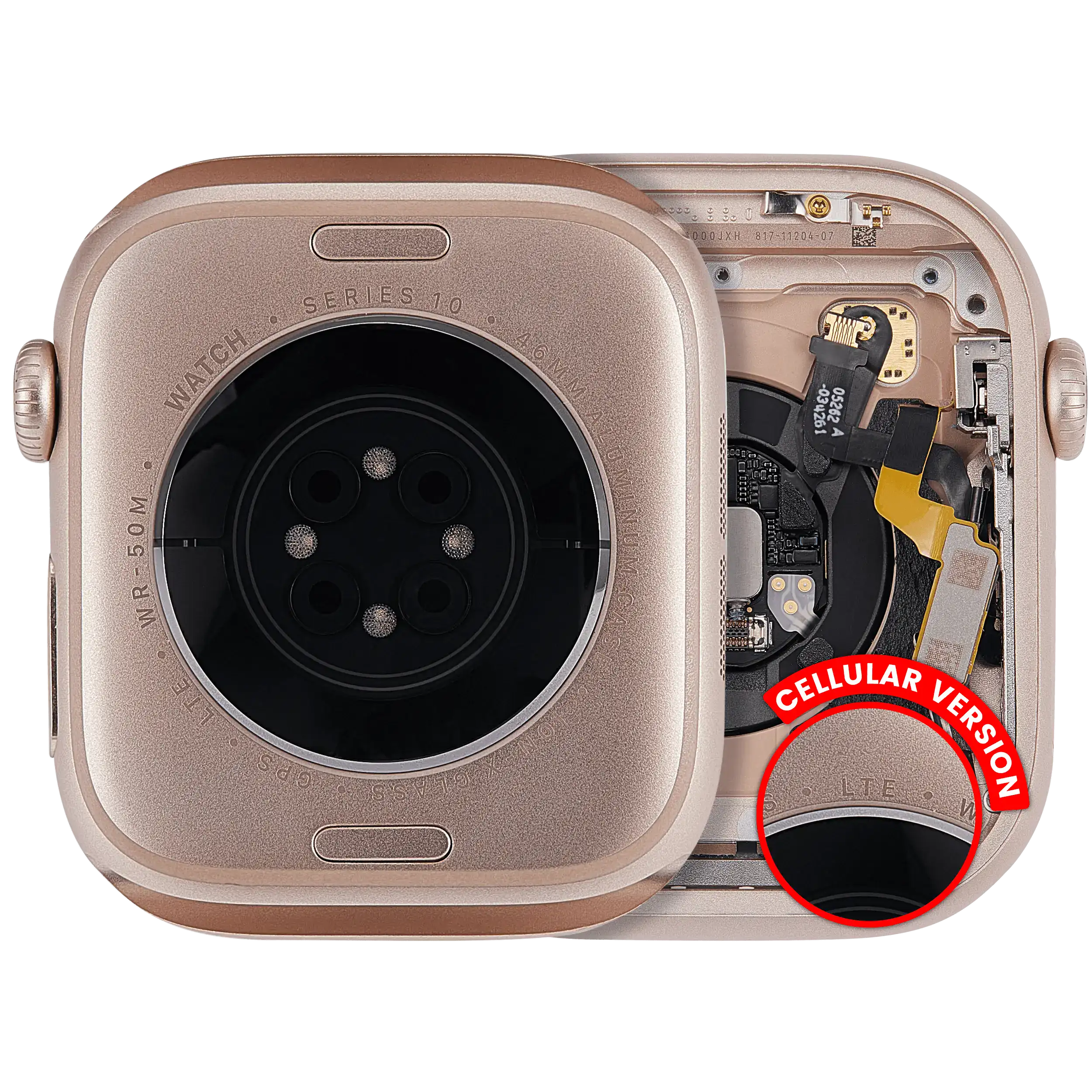Apple Watch Series 10 46mm Gehäuse Rose Gold Cellular OEM A gebr