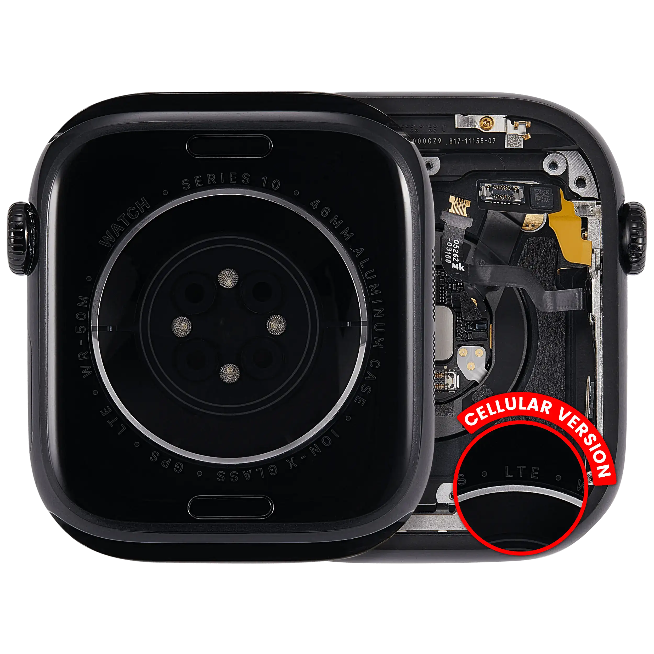 Gehäuse Apple Watch Series 10 46mm gebrauchter OEM-Ausbau, Qualität A Jet Black