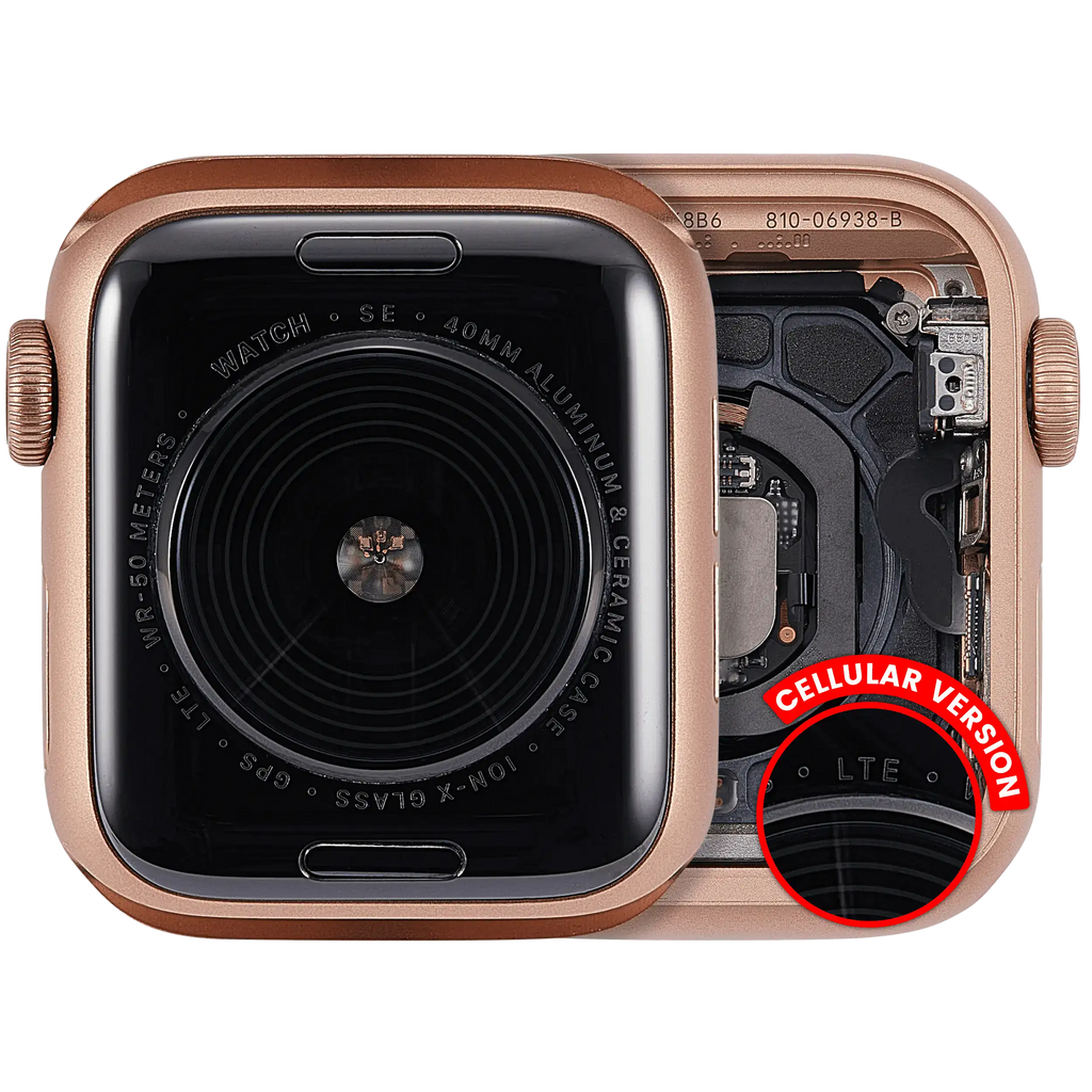 Gehäuseeinheit Apple Watch SE 40mm Gold Cellular OEM Pull A