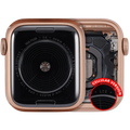 Gehäuseeinheit Apple Watch SE 40mm Gold Cellular OEM Pull A