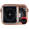 Housing compatible with Apple Watch Series SE 1st Gen (40MM) (used OEM removal, Grade A) (GPS version) (Aluminum / Gold)