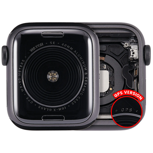 Apple Watch SE 1. Gen 40mm Gehäuse Space Black gebrauchter OEM-Ausbau, Qualität A