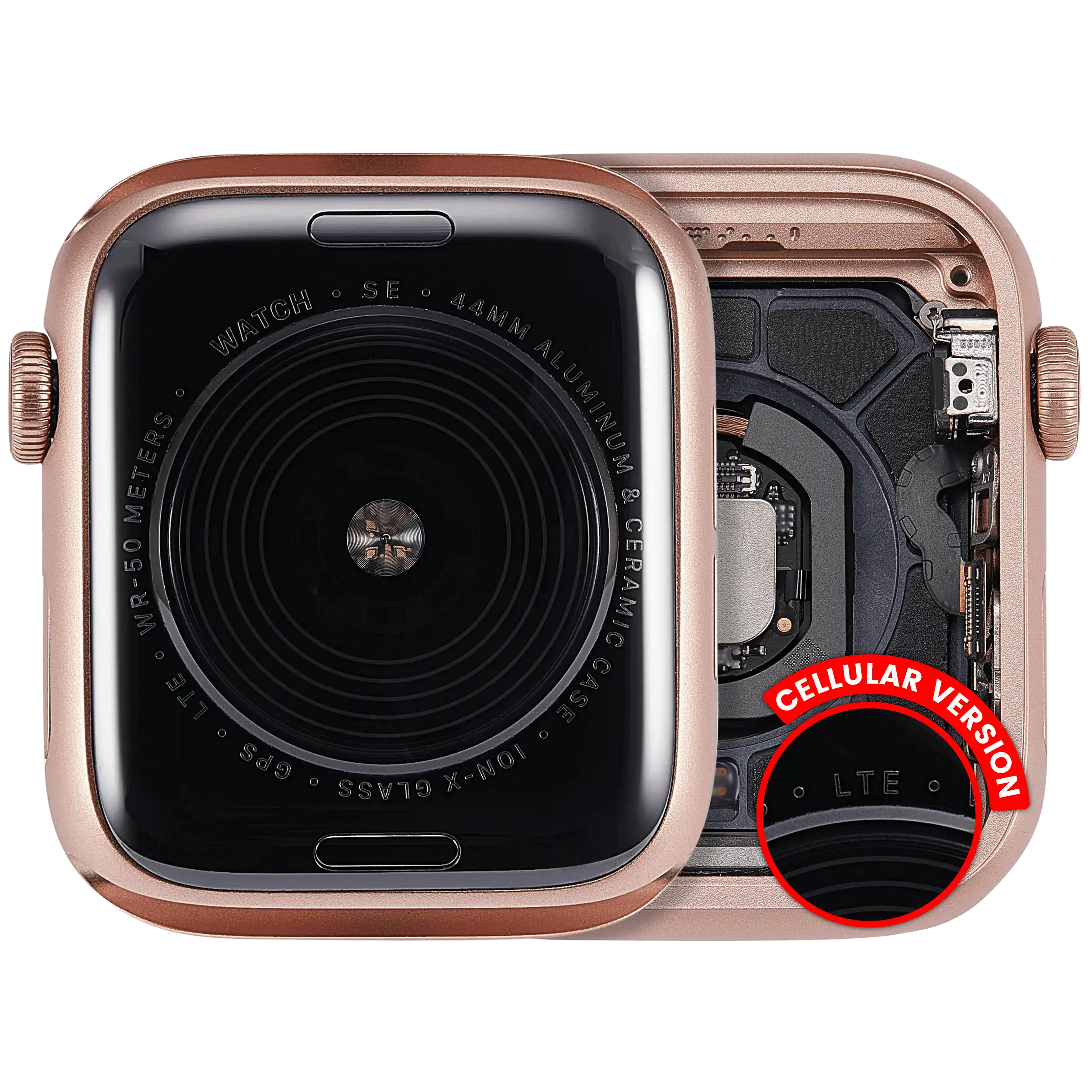 Gehäusebaugruppe Apple Watch Series SE 44mm Gold Cellular gebraucht OEM Qualität