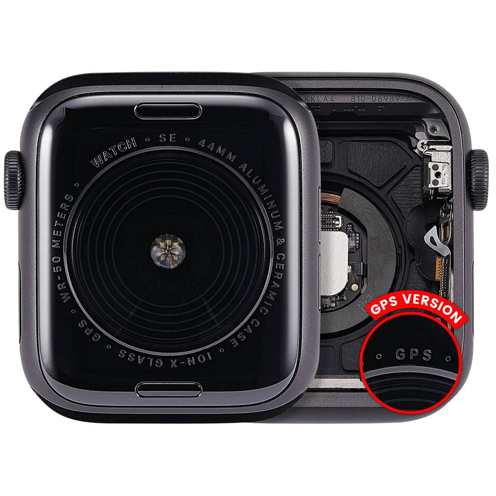 Gehäuse für Apple Watch SE (1.Gen) 44mm GPS Space Black gebrauchter OEM-Ausbau, Qualität A (gebrauch
