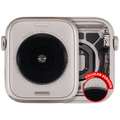 Housing Assembly for Apple Watch Series SE 2nd (44MM) – Used OEM Pull, Grade A, Cellular Version, Aluminum, Starlight