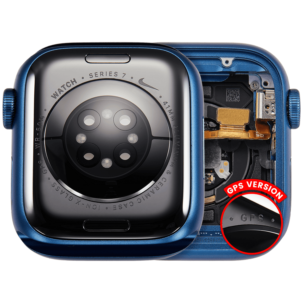 Housing for Apple Watch Series 7 (41MM) GPS Version Aluminum Blue (used OEM removal, Grade A)