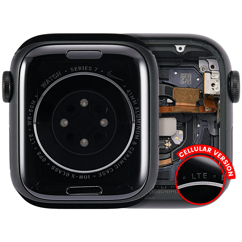 Gehäuse Apple Watch S7 41mm OEM Pull A Grün Alu Cellular