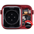 Gehäusebaugruppe Apple Watch S7 41mm gebr. OEM Pull A Cellular Alu Rot