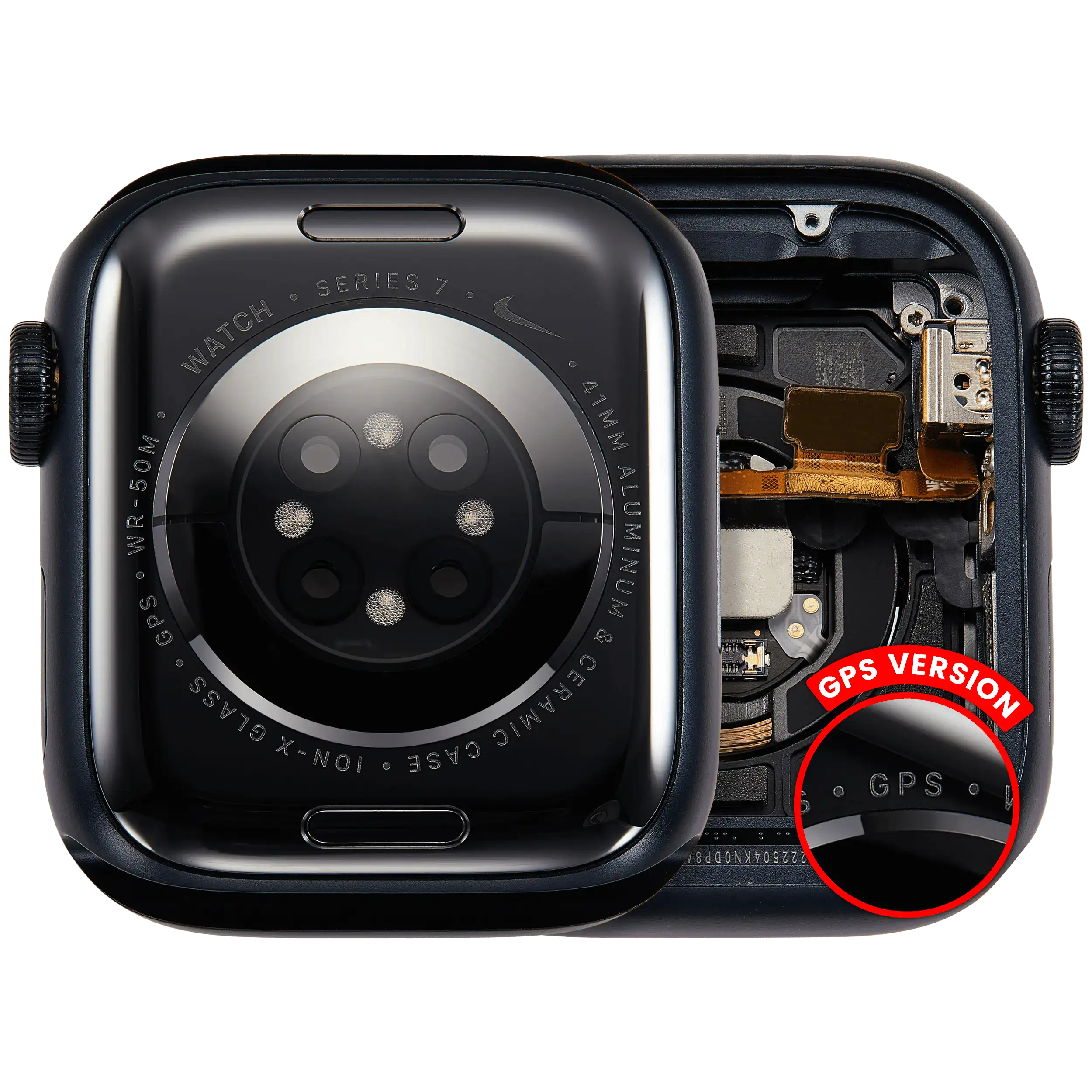 Gehäuse Apple Watch Series 7 41mm GPS Space Black OEM Ausbau A