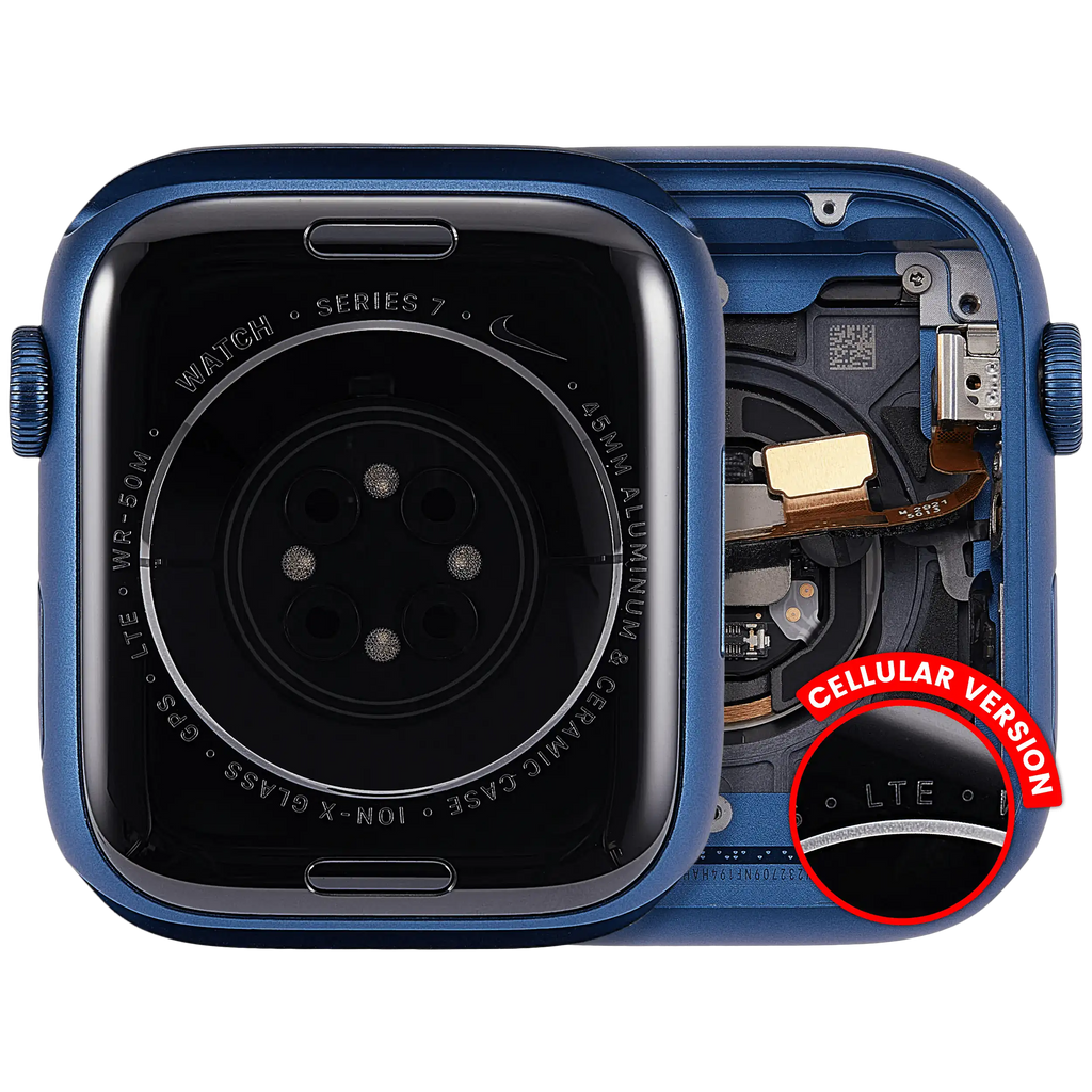Apple Watch Series 7 45mm Gehäuseeinheit Blau Cellular OEM Pull A