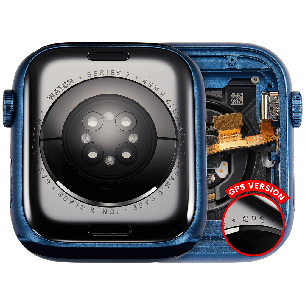 Apple Watch Series 7 45mm Gehäuse Gebraucht OEM A Alu Blau