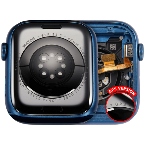 Apple Watch Series 7 45mm Gehäuse Gebraucht OEM A Alu Blau