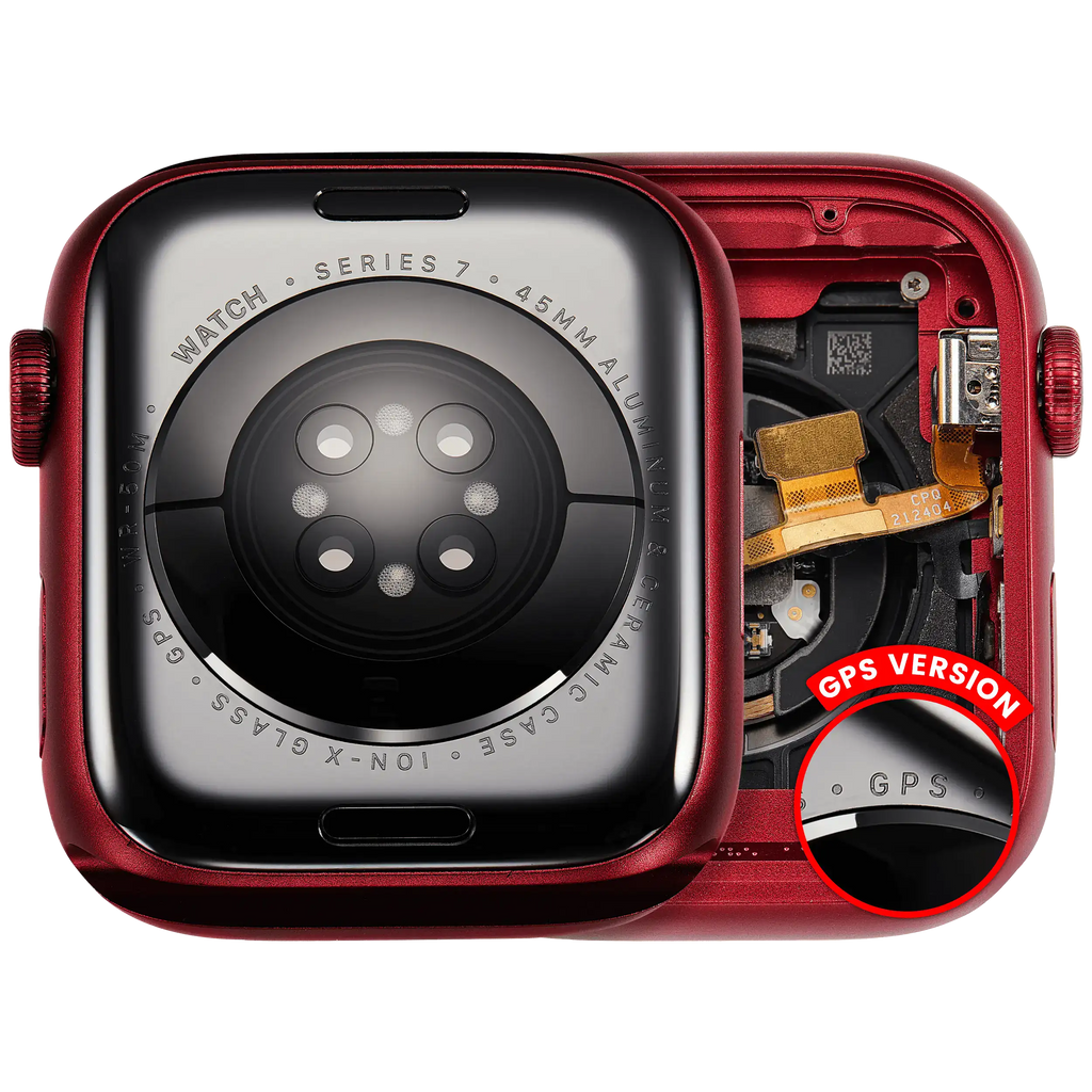 Gehäuseeinheit Apple Watch Series 7 45mm GPS OEM Ausbau Rot