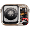 Gehäuse für Apple Watch S7 45mm GPS, Alu Starlight, OEM Ausbau A