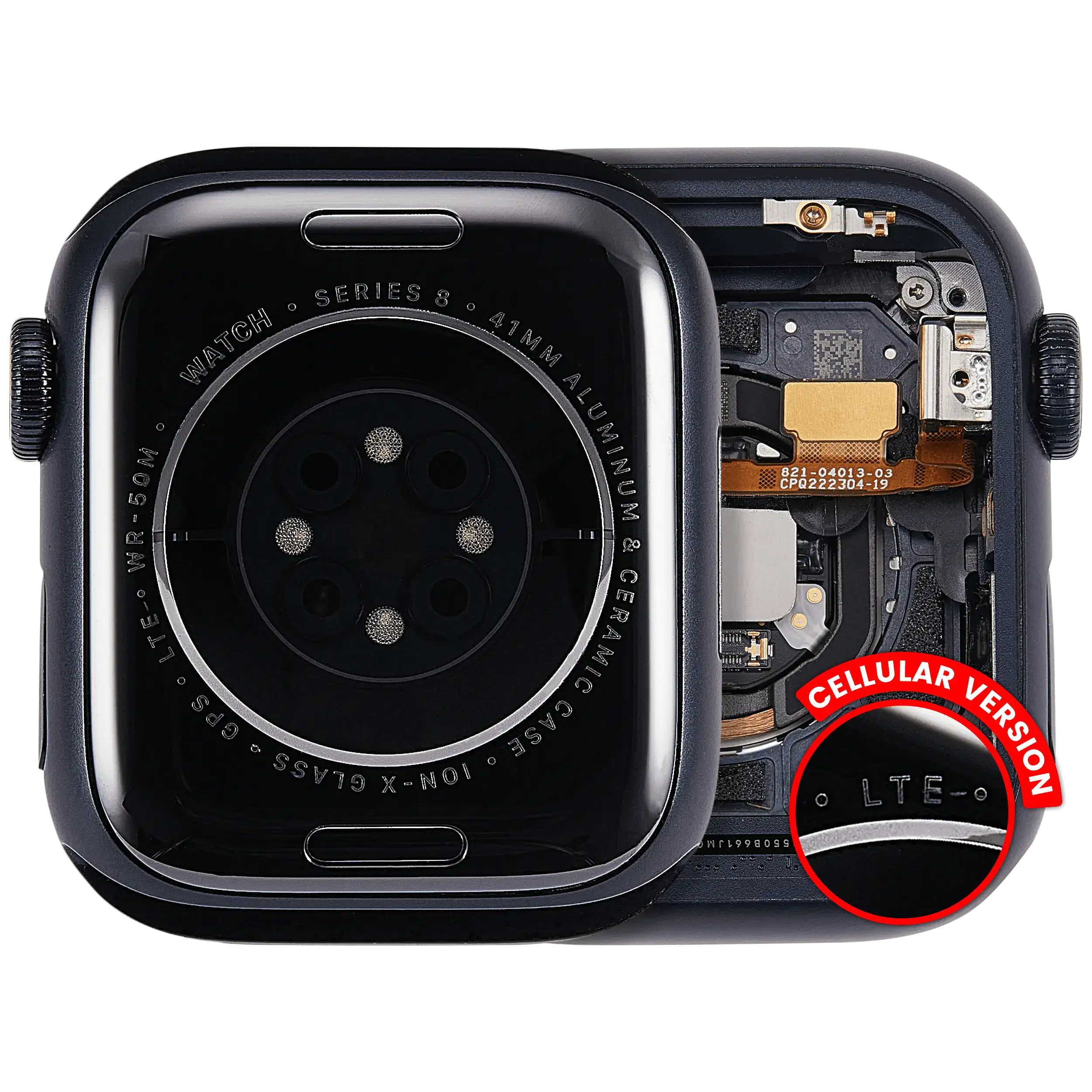 Gehäuse Apple Watch 8 41mm OEM-Pull A Aluminium Midnight Cellular