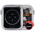 Housing for Apple Watch Series 8 (41mm) - Aluminum/Silver - Used OEM Pull, Grade A (Cellular Version)