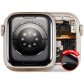 Housing for Apple Watch Series 8 (41mm) GPS Version Aluminum/Starlight (used OEM part, Grade A)